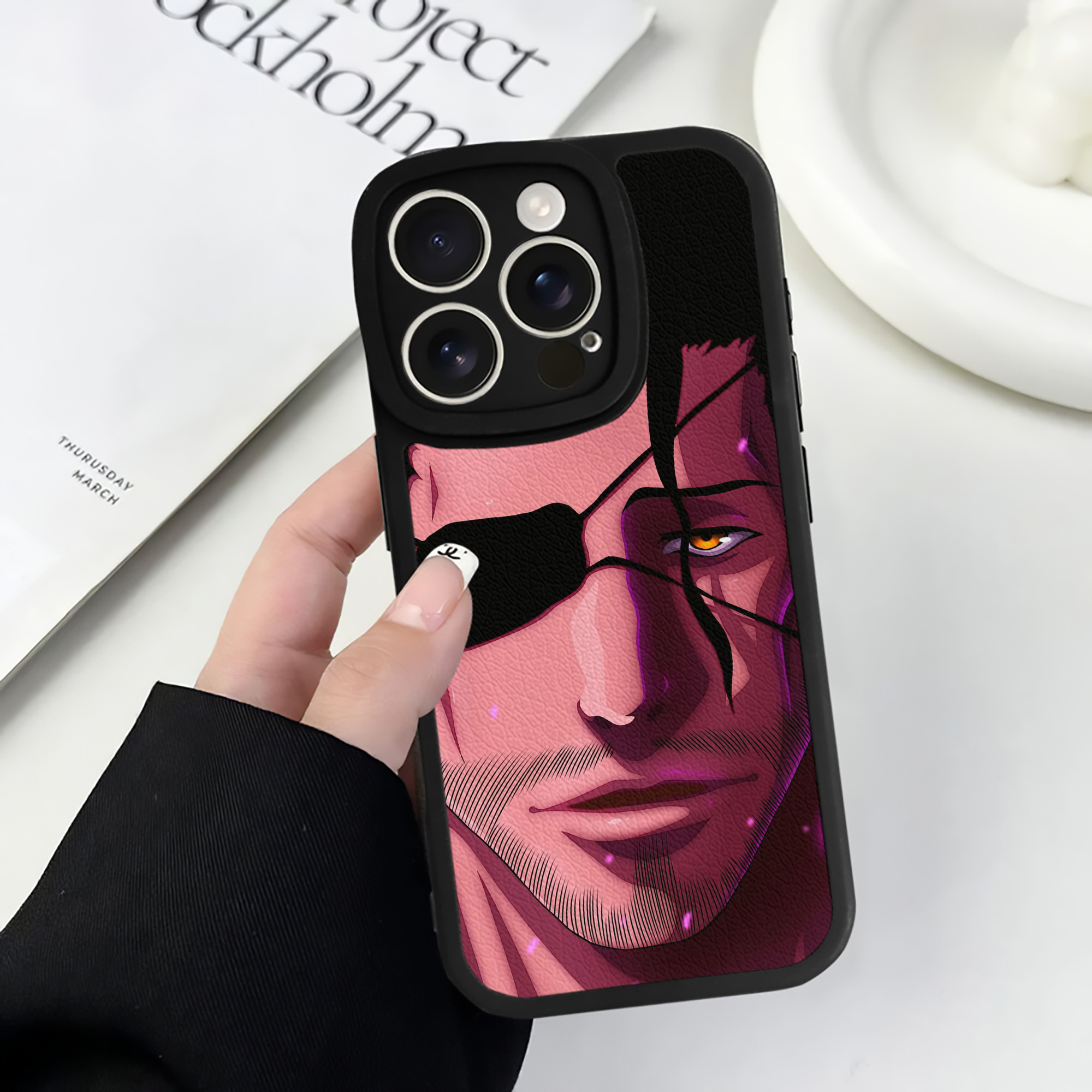 （画像用） ブリーチ BLEACH 【iPhone 16シリーズ対応】シリコンスマホケース（レザー調） 材質：シリコン